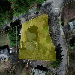 152 Waban Ave, Newton MA 02468-2107 aerial view