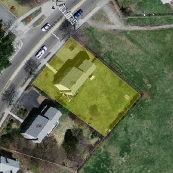 226 Lexington St, Newton MA 02466-1304 aerial view