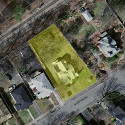 169 Allerton Rd, Newton MA 02461-1250 aerial view