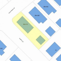 508 California St, Newton MA 02460-1253 plot plan