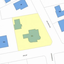 333 Otis St, Newton MA 02465-2533 plot plan