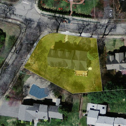 40 Moffat Rd, Newton MA  02468-1113 aerial view