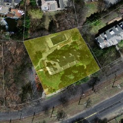 1181 Commonwealth Ave, Newton MA  02465-2908 aerial view