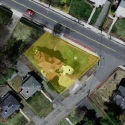 220 Woodward St, Newton MA 02468-2041 aerial view