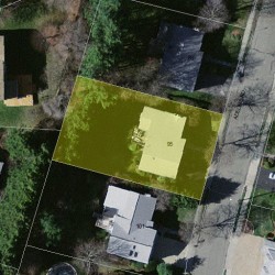 95 Adeline Rd, Newton MA 02459-2742 aerial view