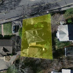 400 Ward St, Newton MA 02459-1256 aerial view