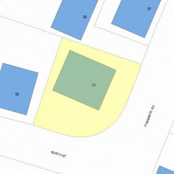 63 Cummings Rd, Newton MA 02459-1734 plot plan