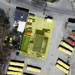 212 Webster St, Newton MA 02465-1849 aerial view