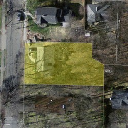 32 Walnut Hill Rd, Newton MA  02459-2668 aerial view