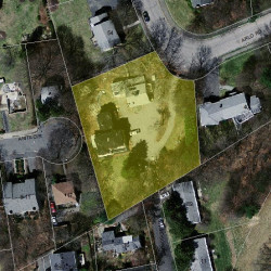 48 Arlo Rd, Newton MA 02464-1001 aerial view