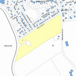 469 Winchester St, Newton MA  02461-2012 plot plan