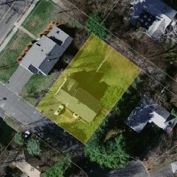 28 Nightingale Path, Newton MA  02459-3521 aerial view