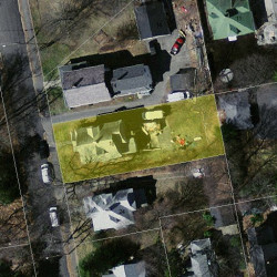 18 Bowdoin St, Newton MA  02461-1414 aerial view