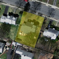 26 Barbara Rd, Newton MA  02465-1103 aerial view