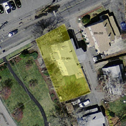 274 Newtonville Ave, Newton MA 02460-2042 aerial view