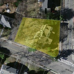 141 Jackson St, Newton MA  02459-2520 aerial view