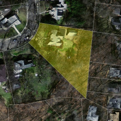 67 Sheffield Rd, Newton MA  02460-2120 aerial view