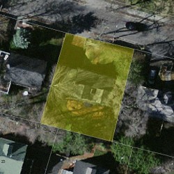 22 Cabot St, Newton MA 02458-2502 aerial view