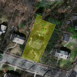 215 Mill St, Newton MA 02460-2447 aerial view
