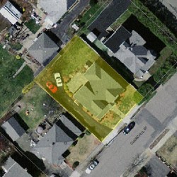 7 Churchill St, Newton MA 02460-1406 aerial view