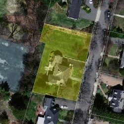 21 Pickwick Rd, Newton MA 02465-2818 aerial view