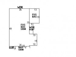 167 Parker St, Newton MA 02459-2549 floor plan