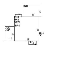 115 Manchester Rd, Newton MA  02461-1132 floor plan