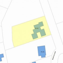 65 Webster Park, Newton MA  02465-1824 plot plan