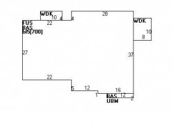110 Mandalay Rd, Newton MA  02459-1338 floor plan