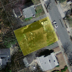 12 Burnside Rd, Newton MA  02461-1401 aerial view