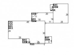 198 Collins Rd, Newton MA  02468-2238 floor plan