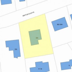370 Newtonville Ave, Newton MA 02460-1941 plot plan