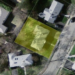 136 Truman Rd, Newton MA 02459-2665 aerial view