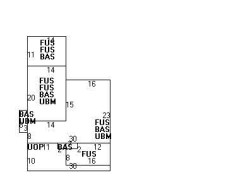 310 Lowell Ave, Newton MA 02460-2153 floor plan