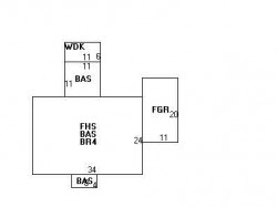 27 Barbara Rd, Newton MA  02465-1123 floor plan