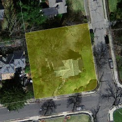 374 Highland St, Newton MA 02465-2706 aerial view