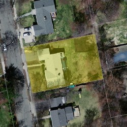 30 Allen Ave, Newton MA  02468-1701 aerial view