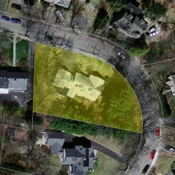 160 Windsor Rd, Newton MA 02468-1120 aerial view
