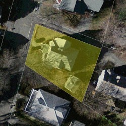 26 Maple Ave, Newton MA  02458-1904 aerial view