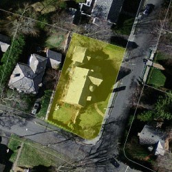 61 Park Ave, Newton MA 02458-2627 aerial view