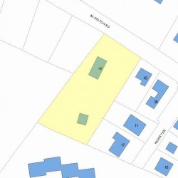 48 Islington Rd, Newton MA 02466-1008 plot plan