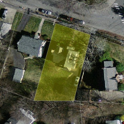 68 Vernon St, Newton MA  02458-2028 aerial view