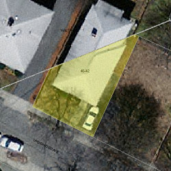 42 Underwood Ave, Newton MA  02465-1024 aerial view