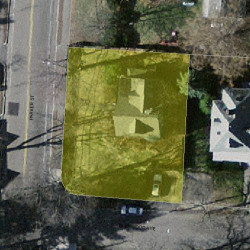 126 Parker St, Newton MA 02459-2552 aerial view