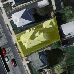 112 Chapel St, Newton MA  02458-1046 aerial view