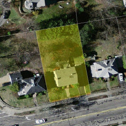 665 Beacon St, Newton MA  02459-2003 aerial view