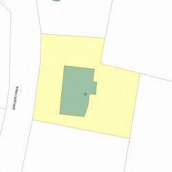 15 Sargent Park, Newton MA  02458-2319 plot plan