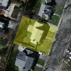 48 Fessenden St, Newton MA 02460-1120 aerial view