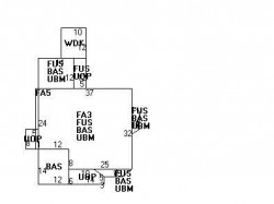 36 Ridge Ave, Newton MA  02459-2535 floor plan