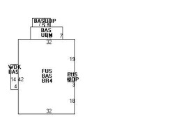 79 Prince St, Newton MA 02465-2632 floor plan